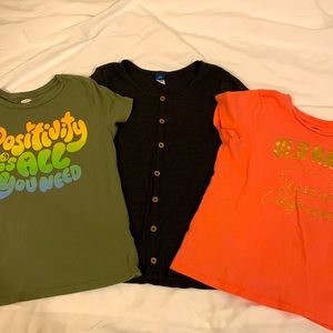 3 girls tops bundle